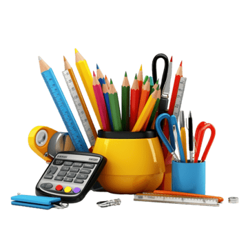 pngtree 3d school equipment painting tools png image 9200459